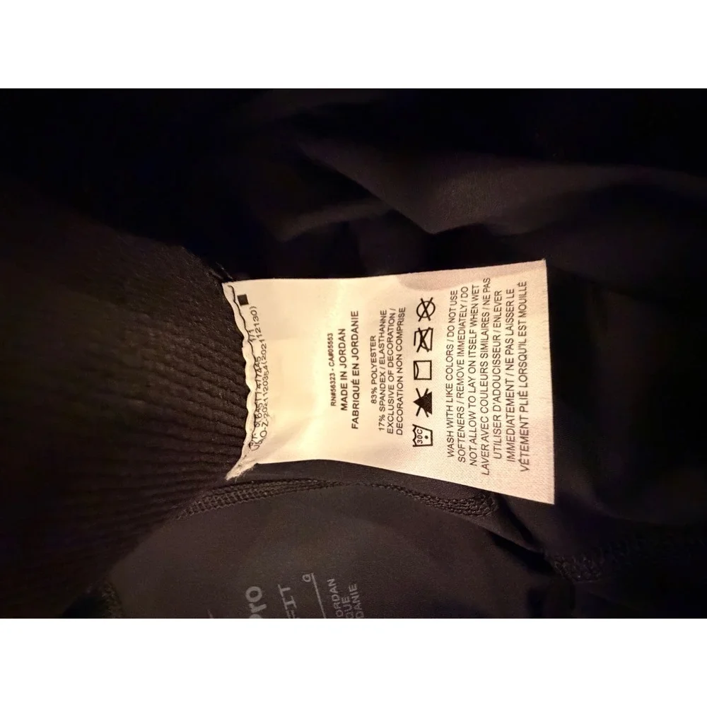 Nike Pro Dri-FIT Womens Black Compression Athletic Training Shorts Size L 1263